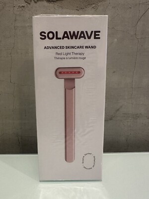 Solawave 4 IN 1 Rosegold Color Skin Renewal Skincare Wand With Red Light Therapy