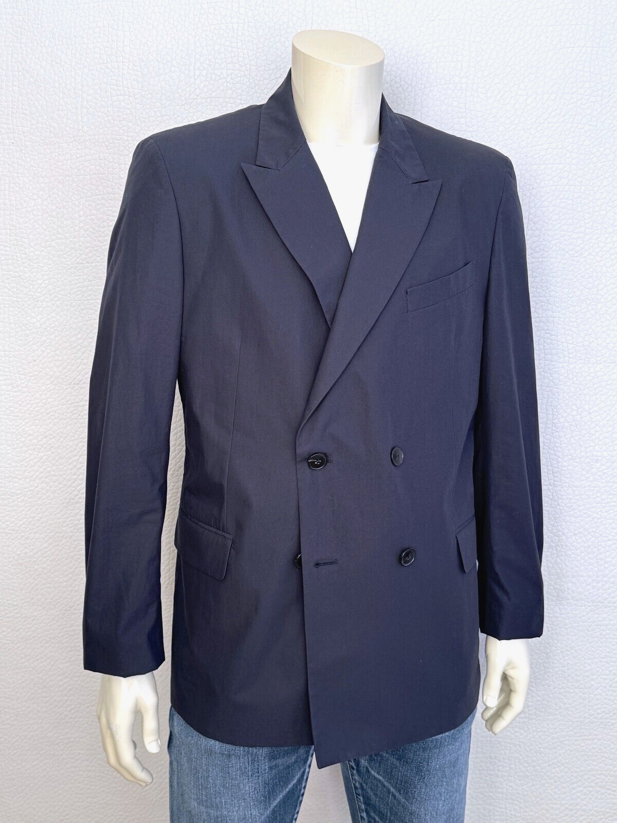 Valentino Garavani Navy Double-Breasted Jacket Sz.IT52-US42