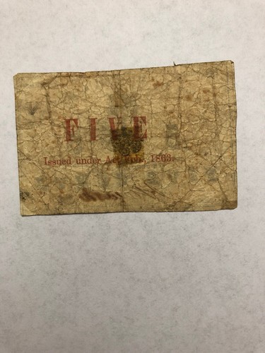 SET South Carolina of 5,10,15,25,50 & 75 Cents Notes Civil War Confederate Money