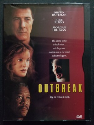 Outbreak (DVD, 1997) Dustin Hoffman Morgan Freeman 1995 Snap Case R1 NEW OOP