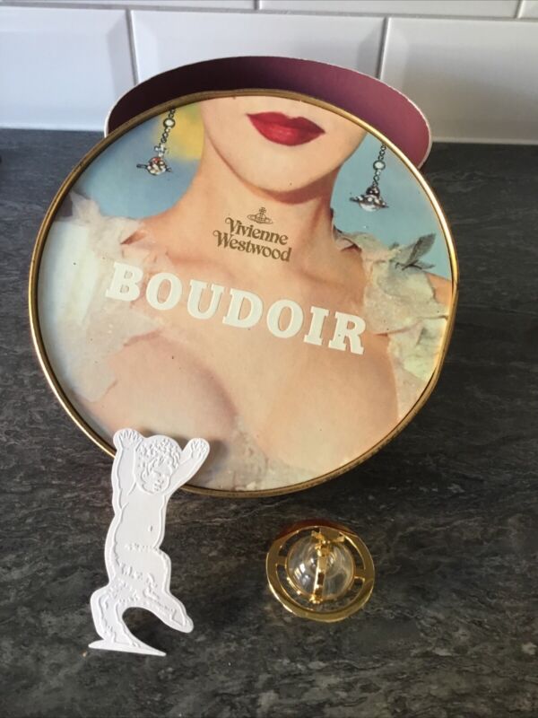 Vivienne Westwood Boudoir Empty Box , Perfume Bottle Top and perfume card