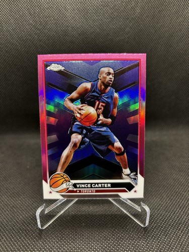 2023-24 Topps Chrome Vince Carter Pink Refractor - Toronto