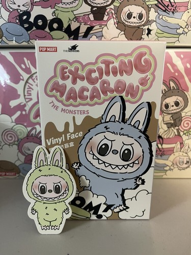 LABUBU ラブブ Green Grape Exciting Macaron Pop Mart Labubu The Monsters Exciting Macaron Green Grape