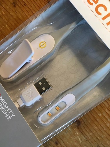 Mighty Bright Recharge LED Book Light, White, Brand New In Box