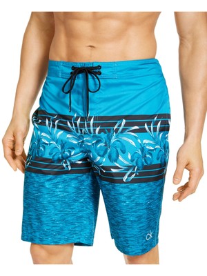 

CALVIN KLEIN Mens Teal Drawstring, плавки, CB0ENH18