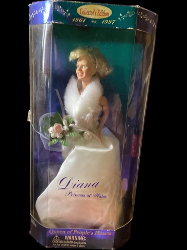 Diana Princess of Wales Collector's Edition Doll in Original Box Shows Age