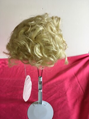 PLAYHOUSE COLLECTION Vintage Doll Wig VICKIE Pale Blonde Curls size 14-15 - NEW