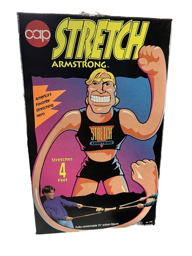 In Box Vintage 1992 Stretch Armstrong Original By Cap Toys