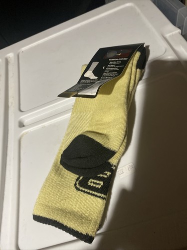 TOPSOX BIG GAME CREW SOCKS UNIVERSITY OF PURDUE BOILERMAKERS YELLOW/BEIGE
