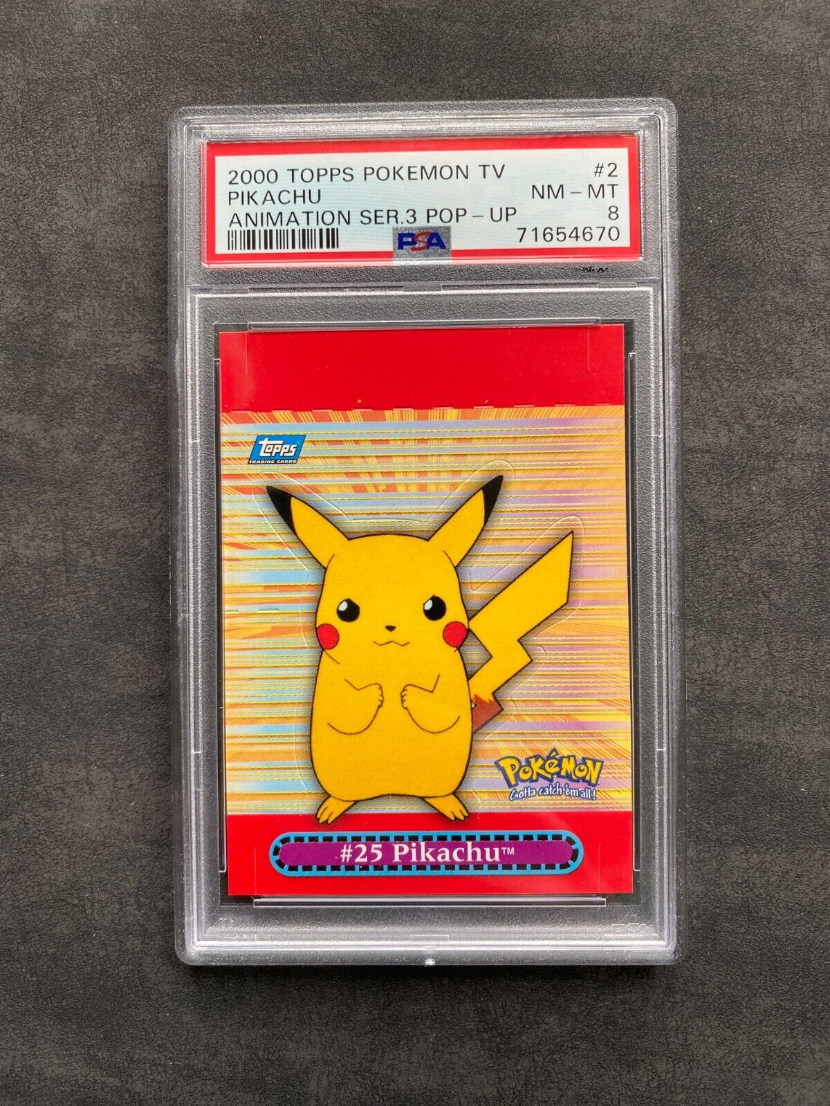 Pokemon TOPPS - Series 3 - Pikachu Pop-up - PSA8 - POP10 | eBay Pokemon TOPPS - Series 3 - Pikachu Pop-up - PSA8 - POP10 | eBay