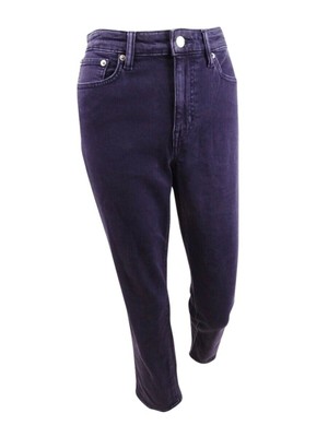 

RALPH LAUREN Женские фиолетовые брюки прямого кроя Petites, Фиолетовый, 201775681004