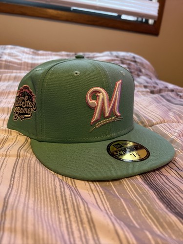 Club Nyc Noho Store Only Exclusive “strawberry Mint” Milwaukee Brewers Hat