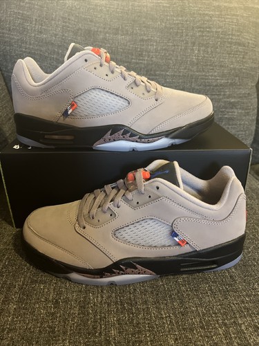 靴 air jordan5 PSG 25cm PSG x Air Jordan 5 Low “Pumice” Pumice/Game Royal-Black