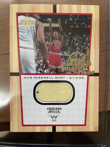 2000 UD MICHAEL JORDAN MJS FINAL FLOOR #FF1 JUMBO GAME FLOOR