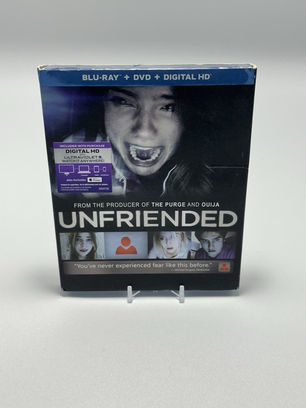 Unfriended (Blu-ray/DVD, 2015, 2-Disc Set)