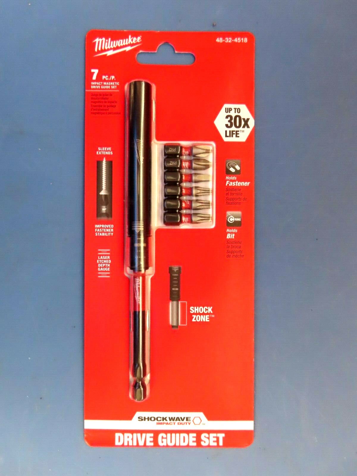 Milwaukee Shockwave 7 Piece Impact Magnetic Drive Guide Set