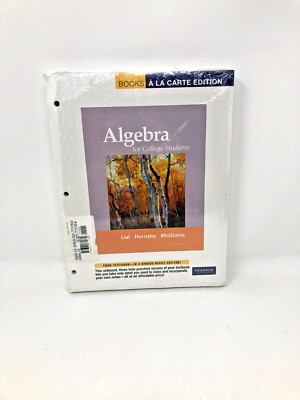 Algebra For College Students, Books Ala Carte Plus MML/MSL Student Access Code