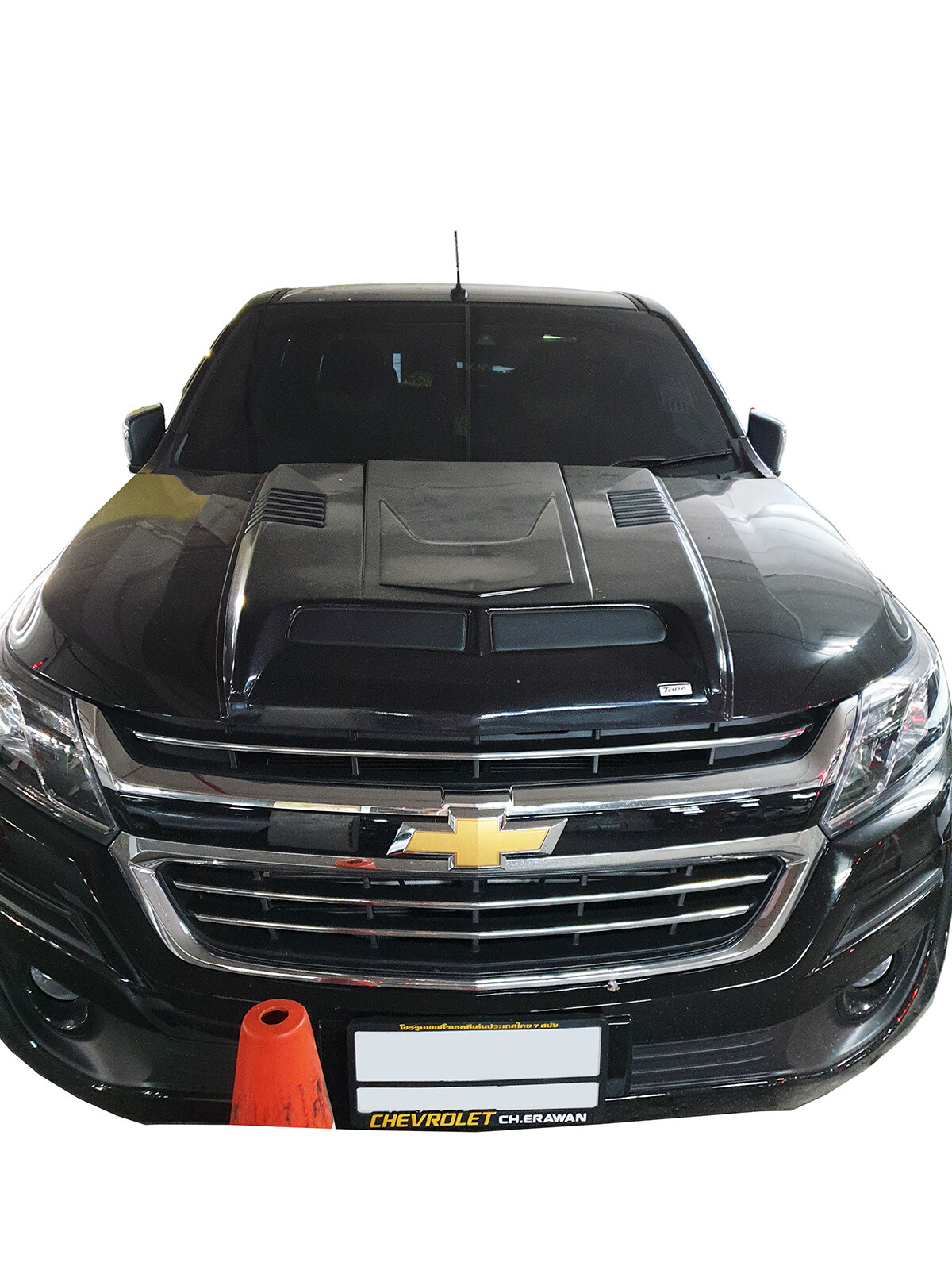 hood scoops ebay on Glossy Black Hood Scoop Bonnet Cover For Chevrolet Holden Colorado Z71 2017 2020 Ebay