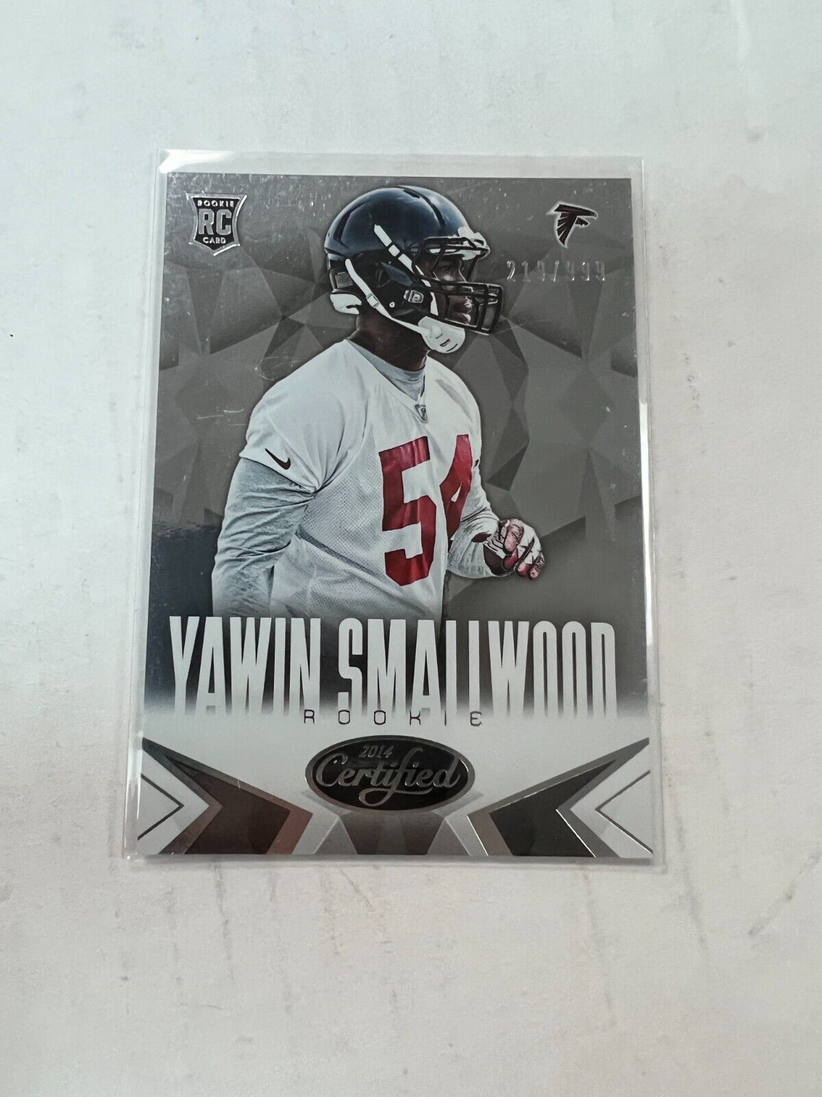 Yawin Smallwood 2014 Certified Rookie Card #173 Serial #219/999. rookie card picture