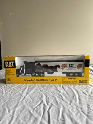 NIB Norscot Caterpillar CAT Mural Semi-Truck 1 55079 Sealed