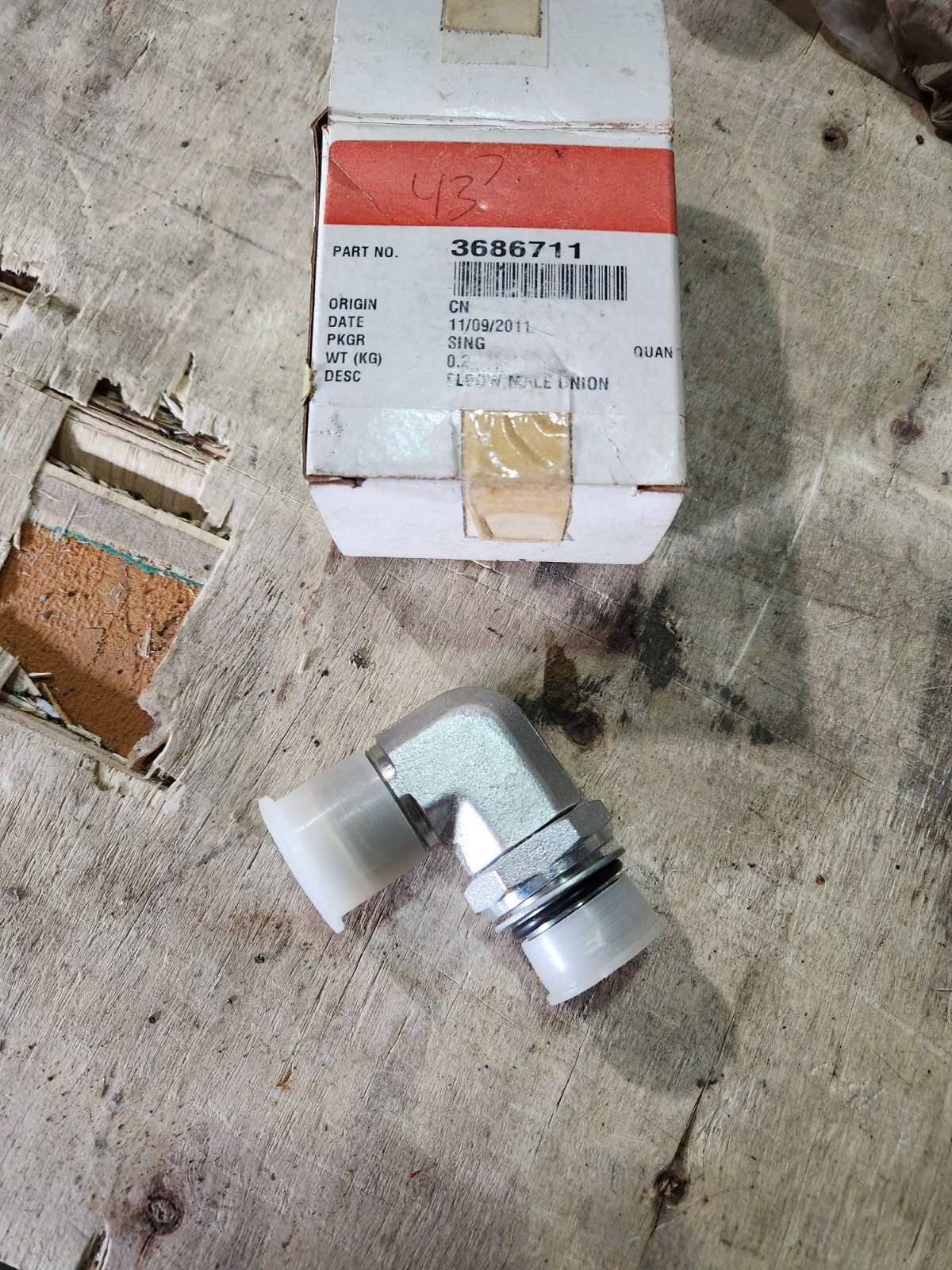10個 あおちん OEM Cummins 3686711 Male Union Elbow | eBay