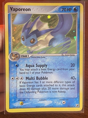 英語版初期　ポケモンカード　Vaporeon holo 1st Edition 英語版初期 ポケモンカード Vaporeon holo 1st Edition Vaporeon