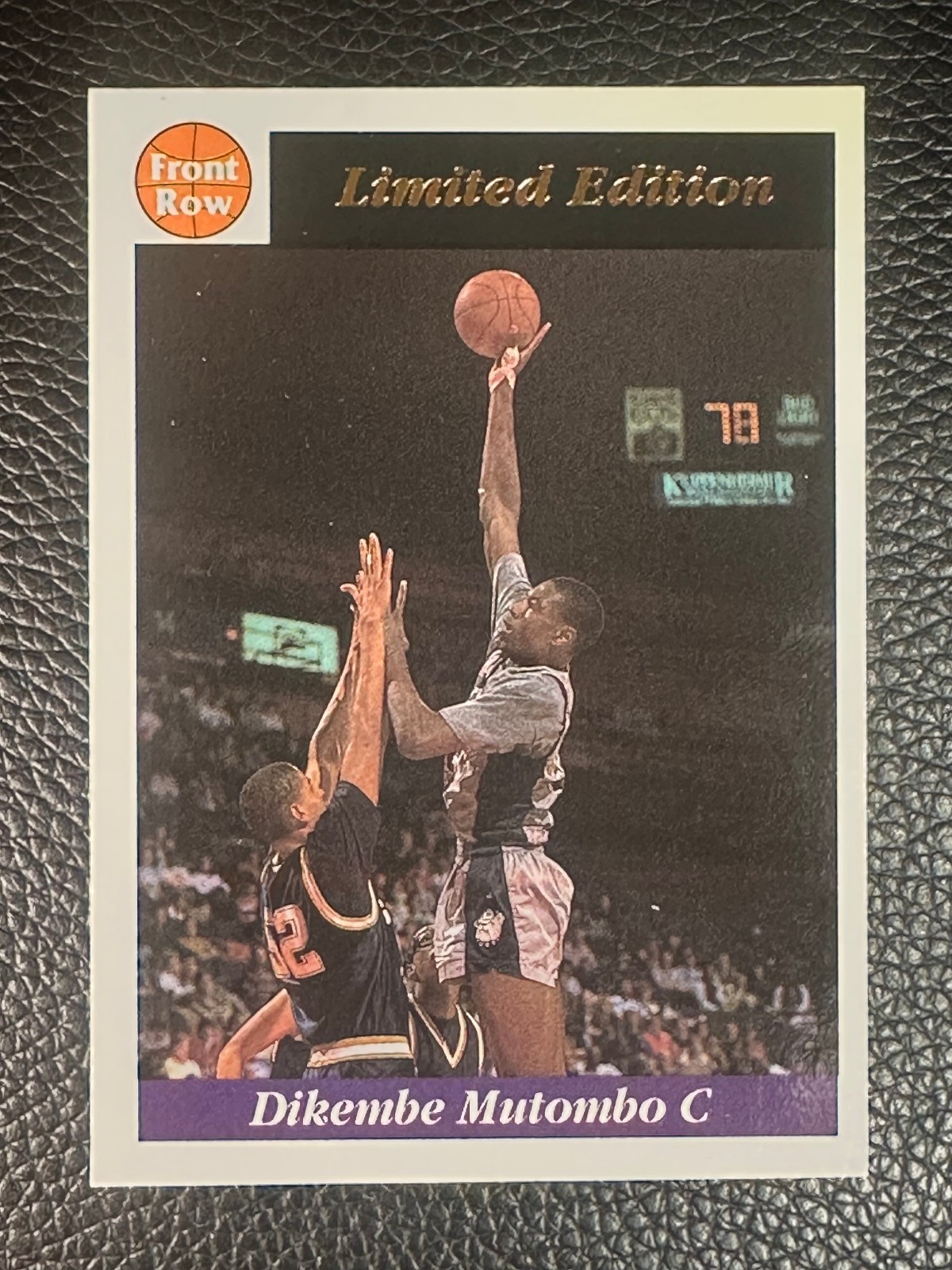 1991 Front Row Limited Edition Promo #1 DiKembe Mutombo