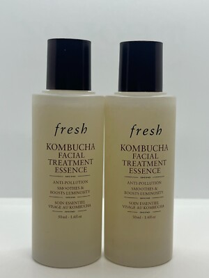 Fresh Black Tea Kombucha Facial Treatment Essence 1.6 fl oz Set Of 2