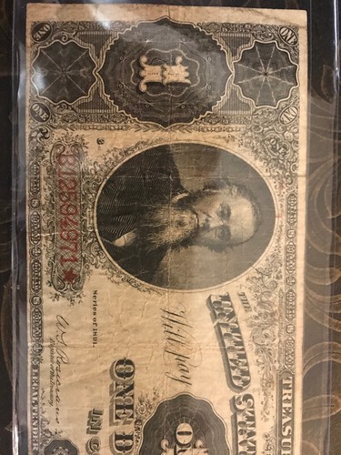 Series Of 1891 $1 Treasury Note