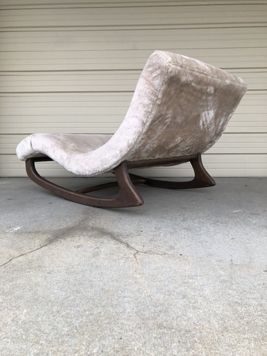 Vintage Adrian Pearsall Rocking Chaise Lounge Chair Mid Century Modern