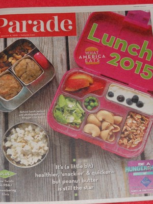 PARADE MAGAZINE  AUGUST  2015 LUNCH 2015 WHAT AMERICA EATS VALERIE BERTINELLI