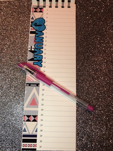 Western Southwest Tribal Birthday Anniversary Perpetual Boho Feather Calendar