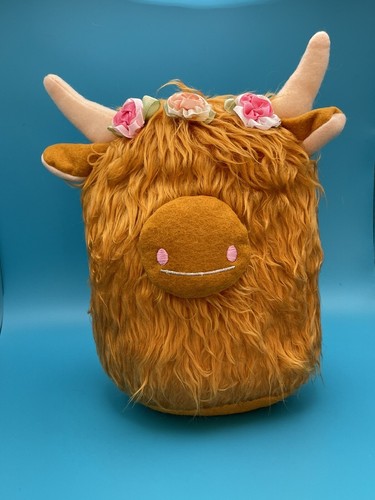 Scottish Highland Cow Stuffed Animal Plush Toy - 8 X 4.5