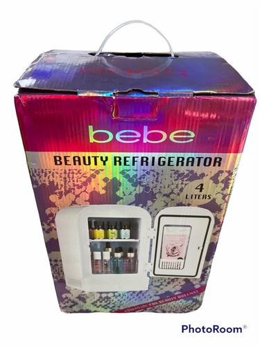 Bebe Beauty Refrigerator Purple 4 Liters Cold And Hot Cosmetic Serum Makeup Mini