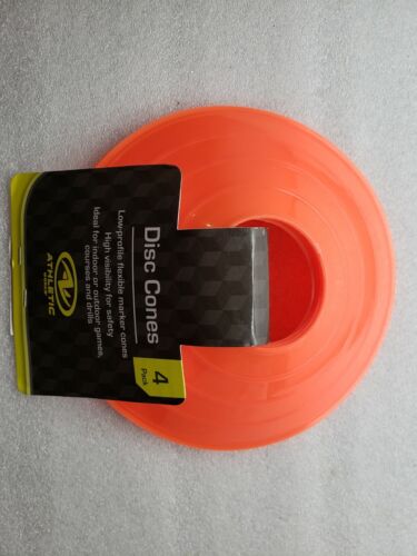 Athletic Works Training Disc Cones 4 Pack Orange