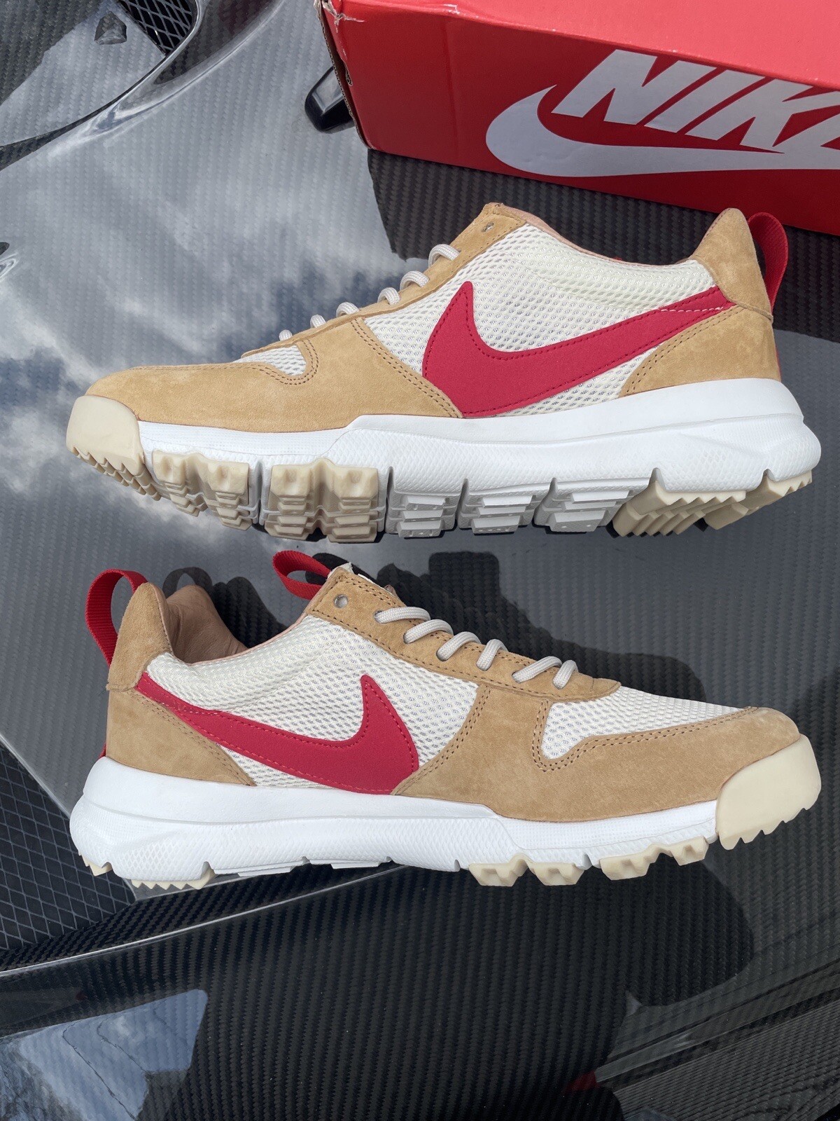 Tom Sachs X NikeCraft Mars Yard 2.0 Size 10 DS BRAND NEW AA2261-100: купить  с доставкой из США, цена 1 116 830 руб - (133965158701)