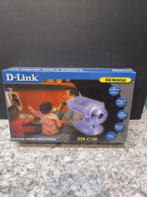  D-Link DSB C100 Web Cam USB Digital Video Retro Camera Surveillance New Sealed