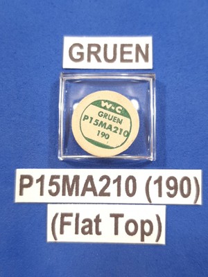 Vtg GRUEN Model ''P15MA210 (190)'' FLAT TOP Watch Glass Crystal Replacement Piece