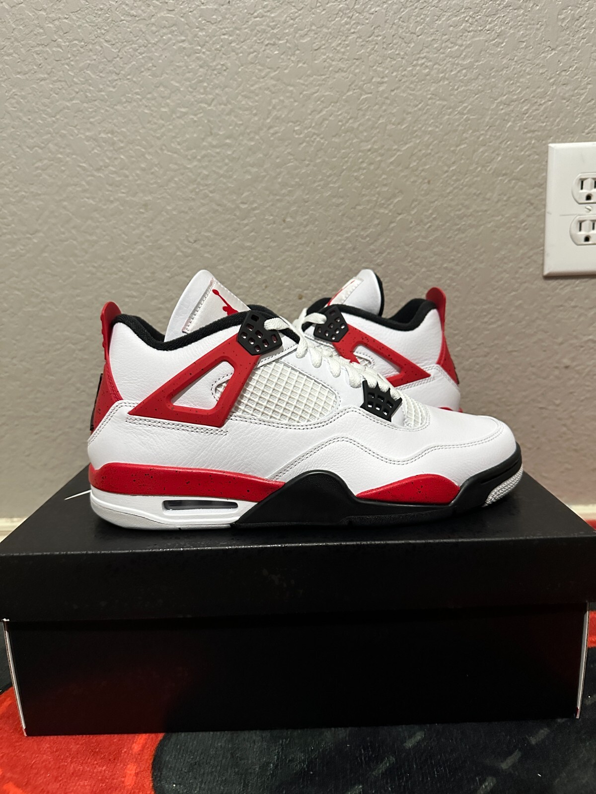シューズ(男性用) AIR JORDAN 4 RETRO Red Cement 国内 9/16 発売予定】ナイキ エア ジョーダン 4 レトロ “レッド
