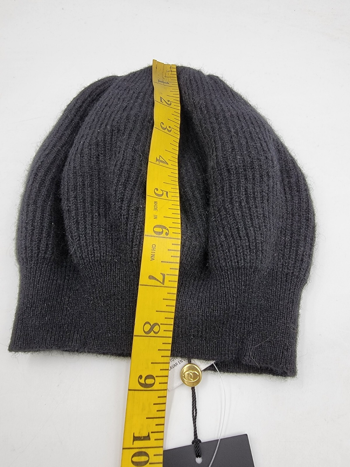 Charter Club Cashmere Knit Beret Women's One Size Classic Black - Picture 5 of 13