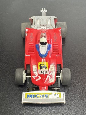 VTG Tyco Slot Car F1 Fiat Ferrari HO Scale #27 Michelin Red Untested NO WING