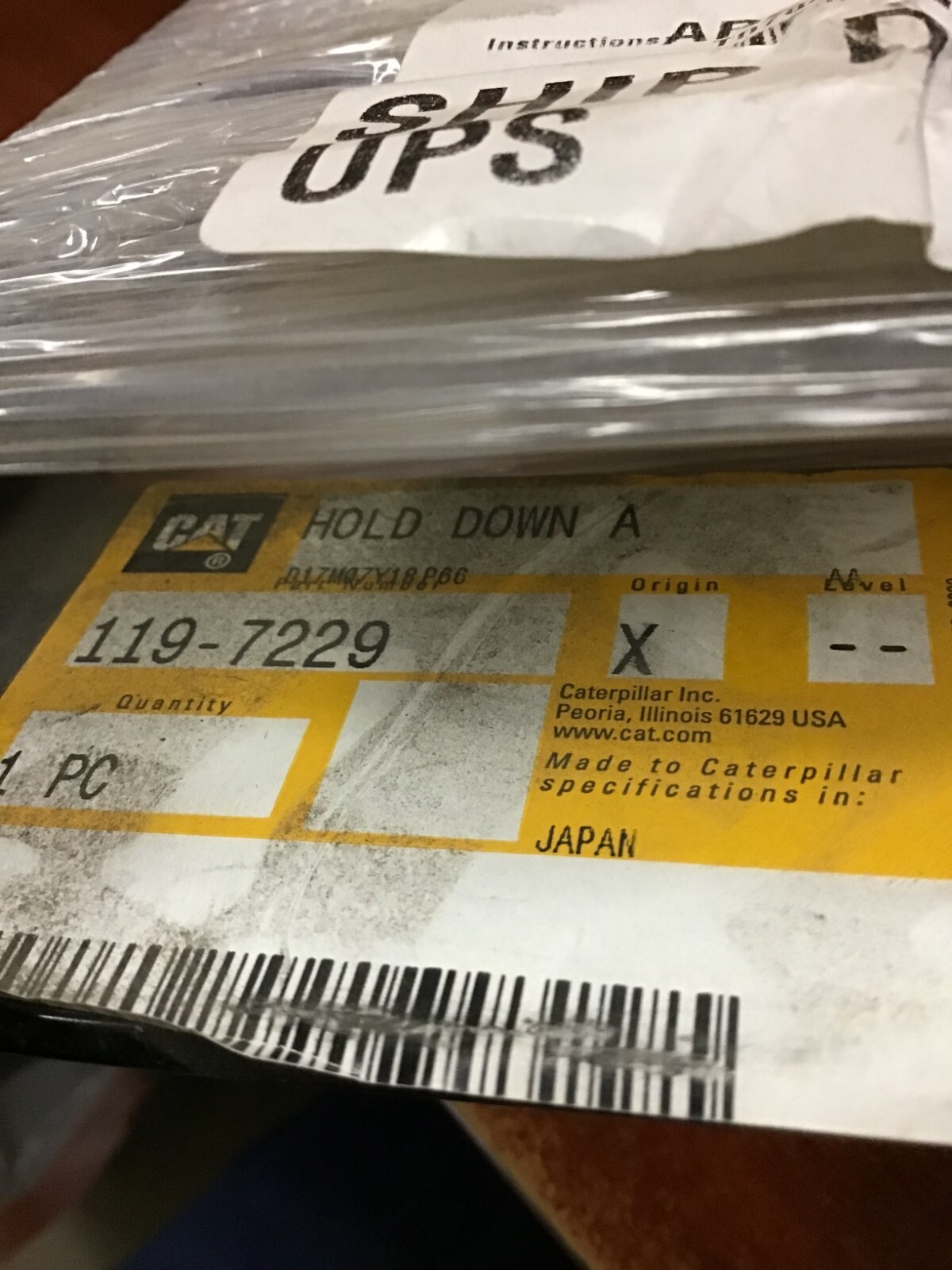 CAT 119-7229 HOLD DOWN | eBay