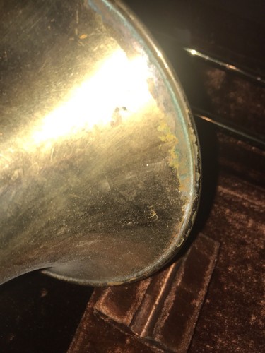 Vintage Olds Trombone In Leather Case