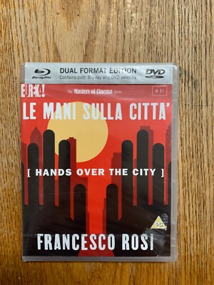 LE MANI SULLA CITTA Hands Over The City Eureka Region B Blu-Ray Rare & OOP New