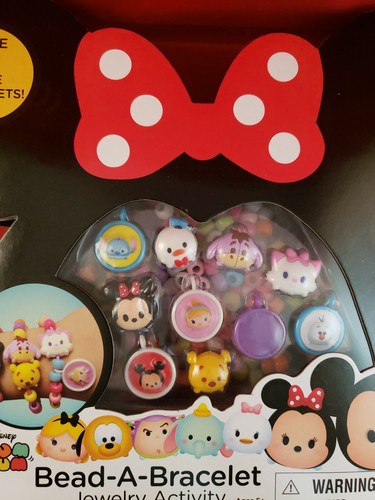 DISNEY TSUM TSUM BEAD - A - BRACELET JEWELRY ACTIVITY MAKES 5 MINNIE POOH EEYORE