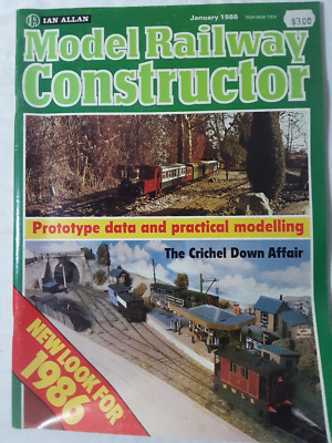 Model Railway Constructor #620 Jan 1986 FREE SHIPPING British NEW