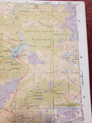 Delorme: Atlas & Gazetteer ~Topological Maps ~ ARIZONA ~ 1996