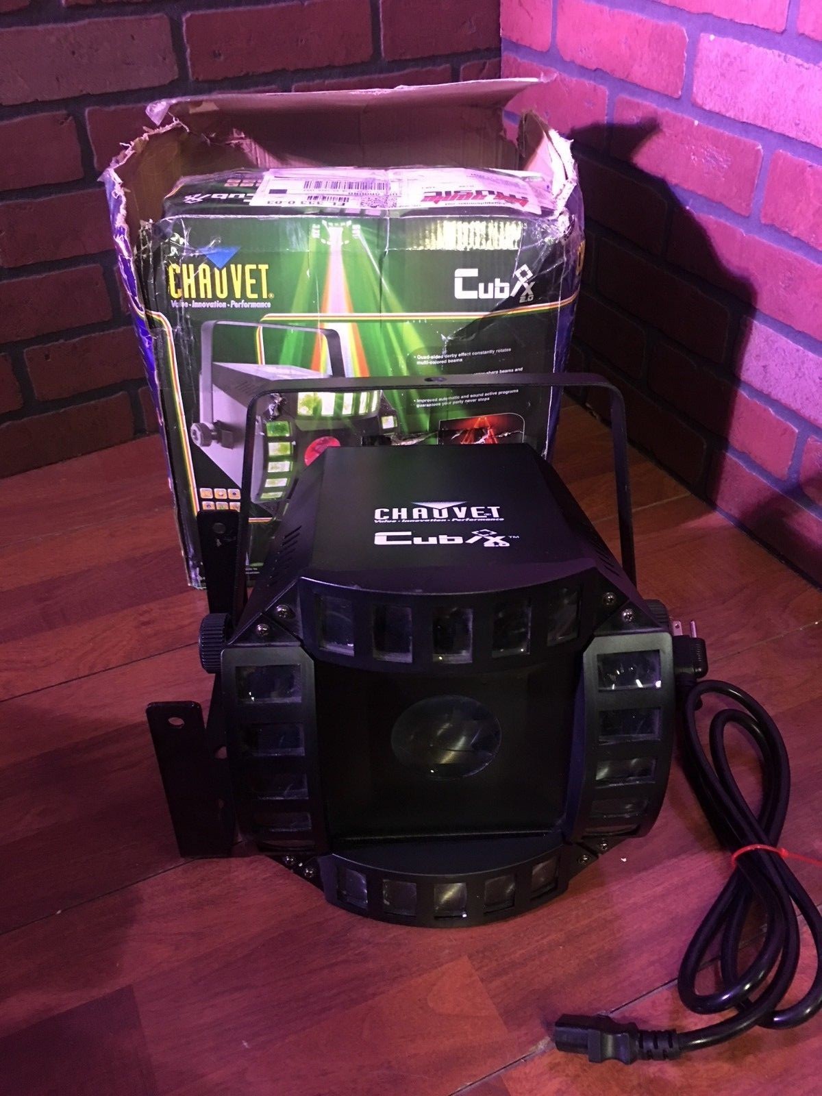 Chauvet DJ Cubix 2.0 MultiColor LED DMX Stage Light Lighting Demo On Sale
