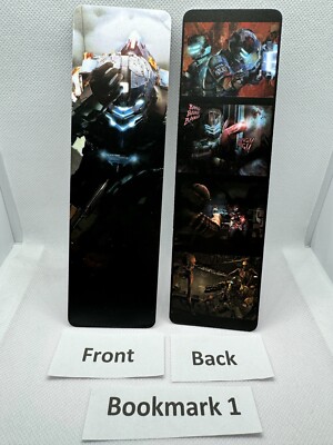 Dead Space Horror Bookmarks Double Sided Card Stock Custom Video Game
