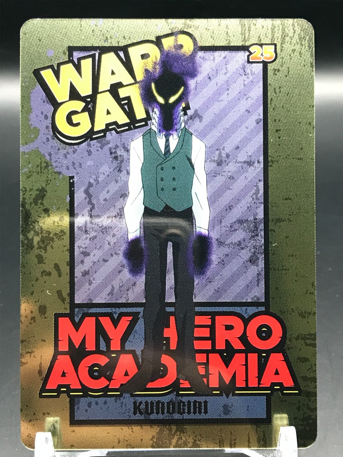 ヒロアカコースター20240519-0042 Kurogiri My Hero Academia Metal Card Collection BANDAI Japan